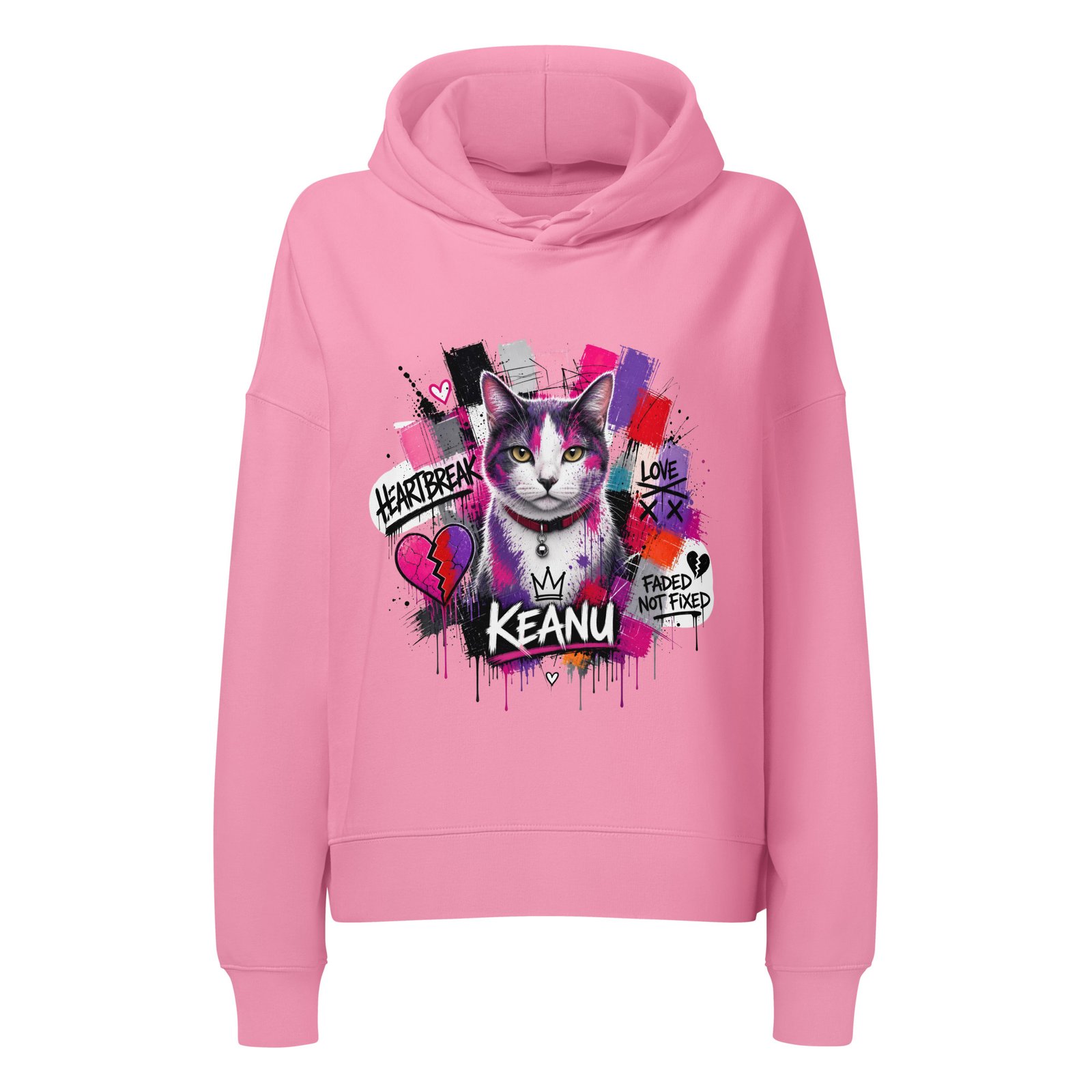 Neon Heartbreak Organic Midweight Hoodie - Image 5