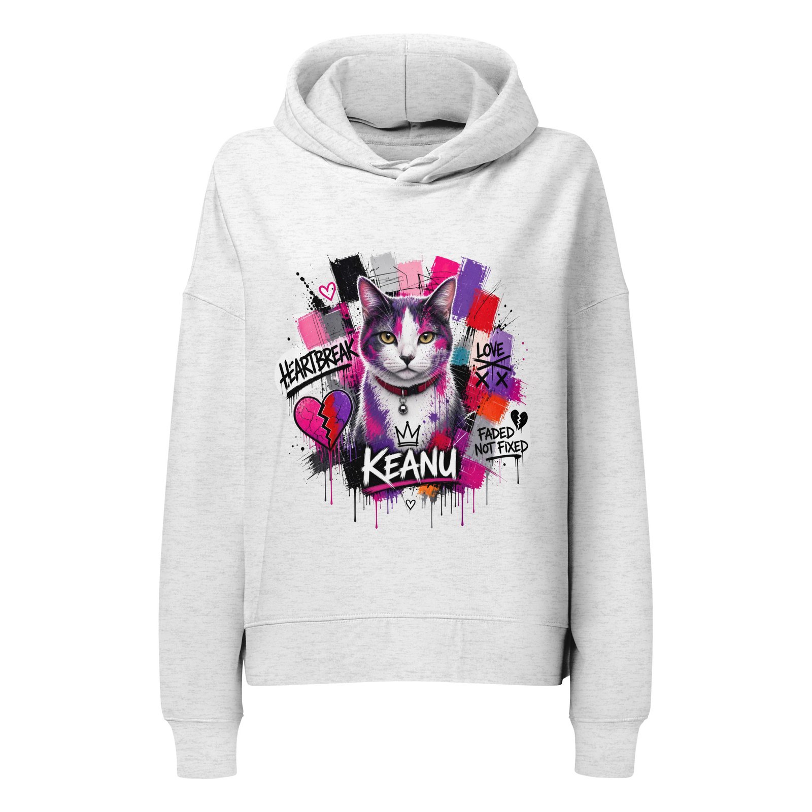 Neon Heartbreak Organic Midweight Hoodie - Image 12