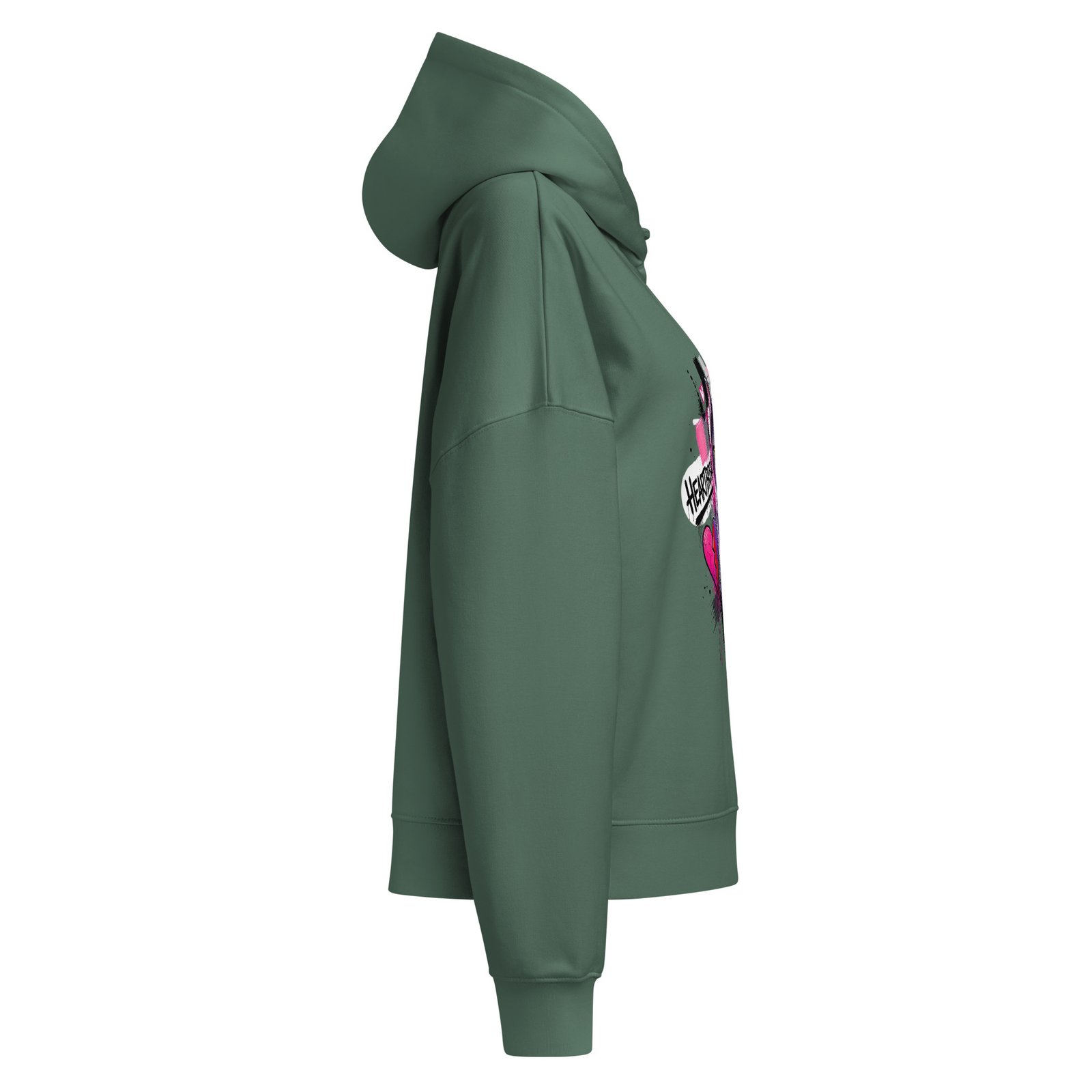 Neon Heartbreak Organic Midweight Hoodie - Image 8