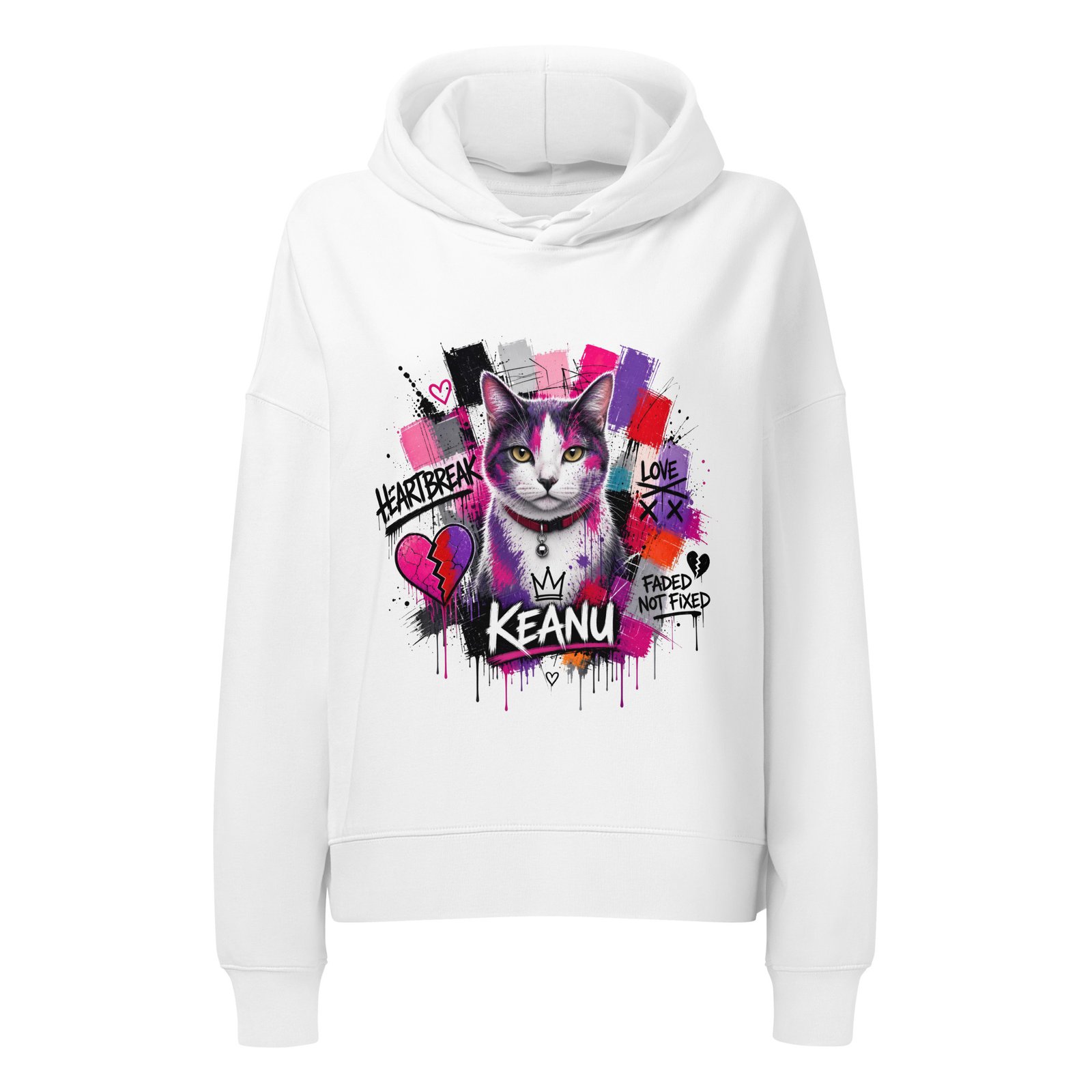 Neon Heartbreak Organic Midweight Hoodie - Image 16